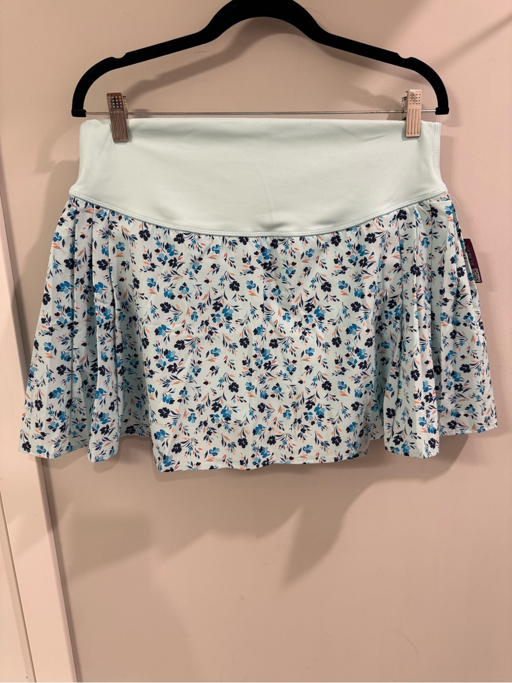 Adore Me Light Blue Floral Golf/Tennis Skirt